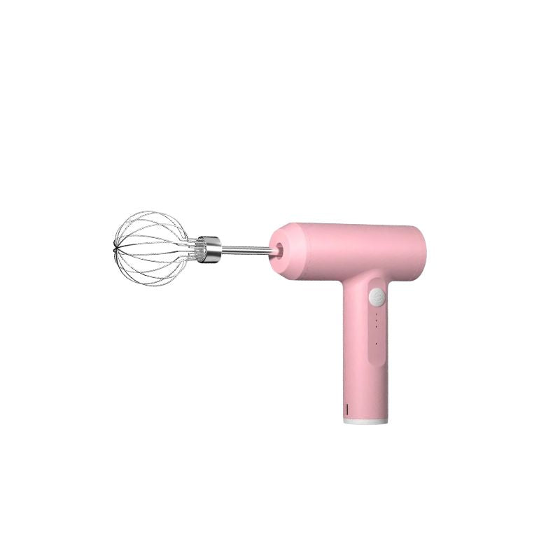 Electric Egg Beater USB Rechargeable 3 Speed Handheld Mixer with 2 Stainless Steel Whisks