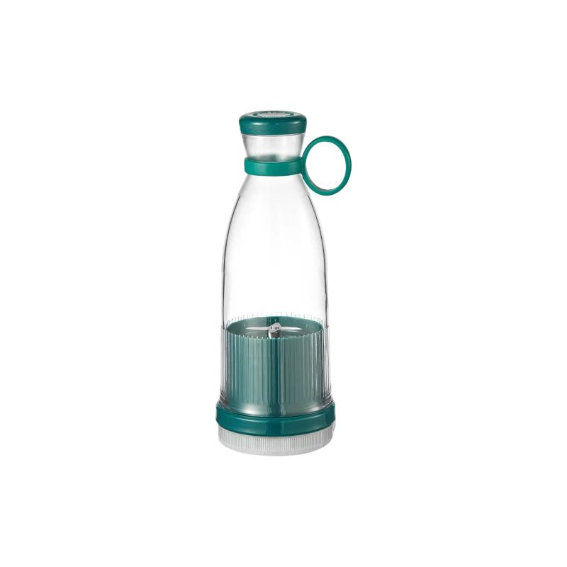 Juicer 380mL Portable Rechargeable USB Blender 60W Fresh Juice Mixer with 1400mAh Battery - Blue