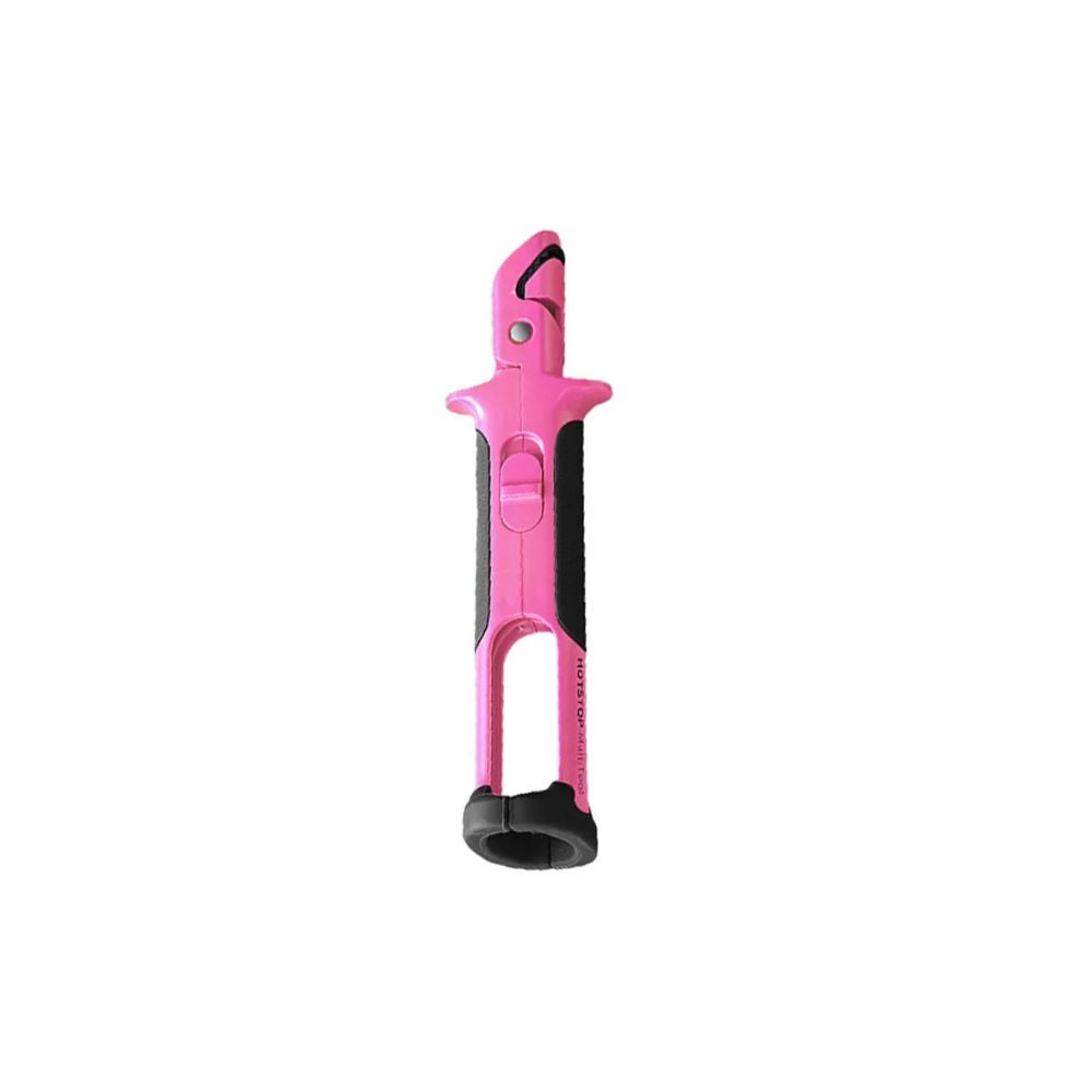 2 in 1 Anti Scald Bowl Gripper Heat Resistant Silicone Plate Lifter Clip - Pink