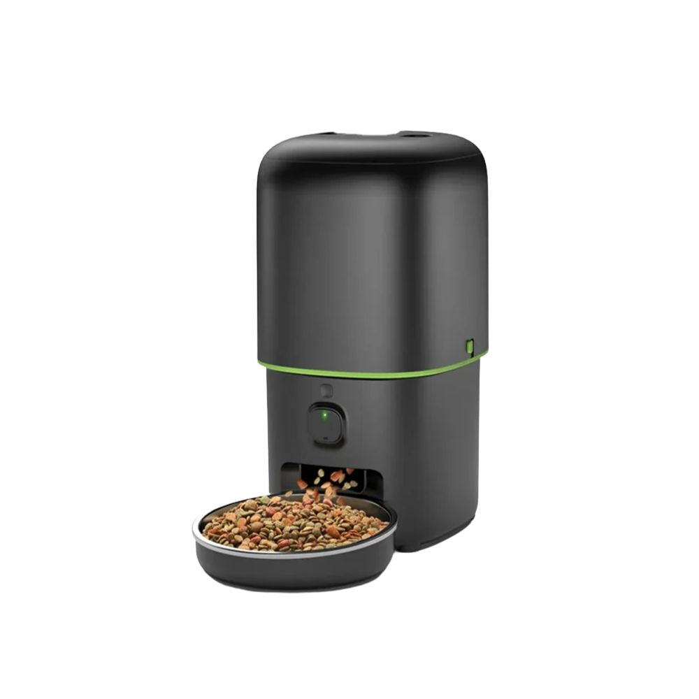 Pet Feeder 4L 1080P Camera WiFi App Controlled Automatic Meal Dispenser with Stainless Steel Bowl