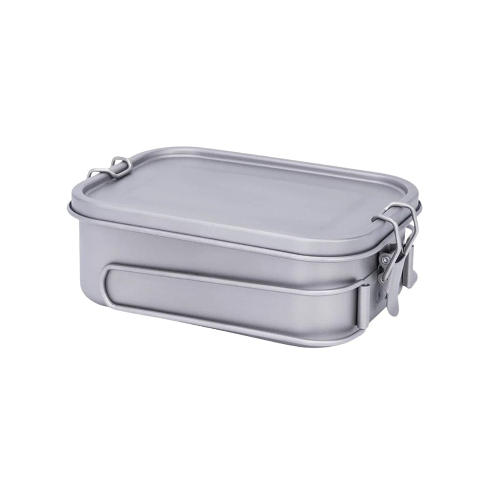 Titanium Lunch Box 1400ml Portable Food Container with Folding Handle