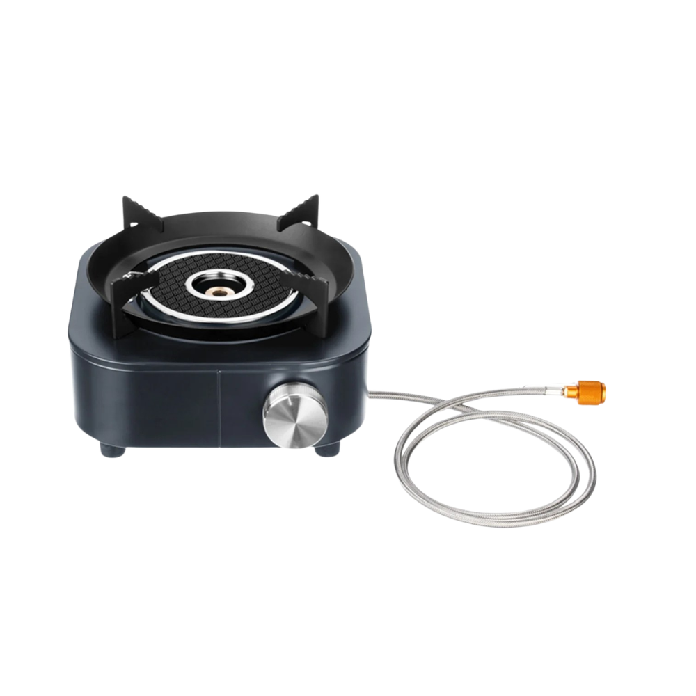 Camping Cooking Stove 4000W Infrared Burner Split Type Portable Outdoor Furnace – Dark Blue