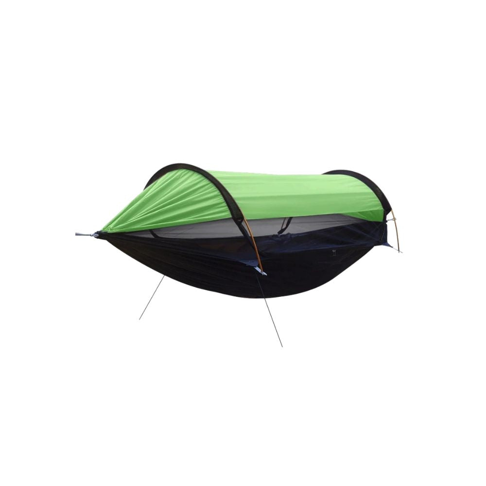 Camping Hammock with Mosquito Net Portable Outdoor Hanging Hammock - Green