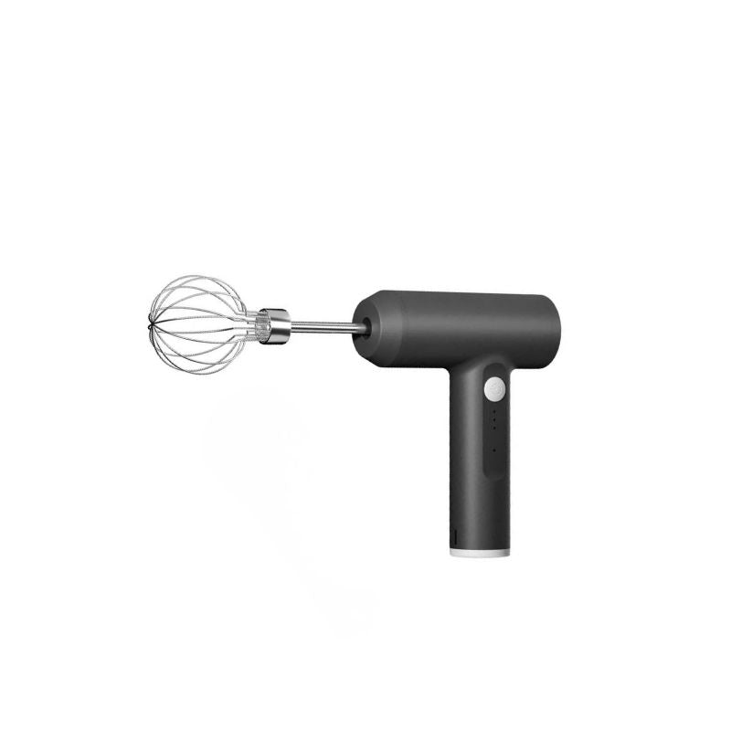 Electric Egg Beater USB Rechargeable 3 Speed Handheld Mixer with 2 Stainless Steel Whisks