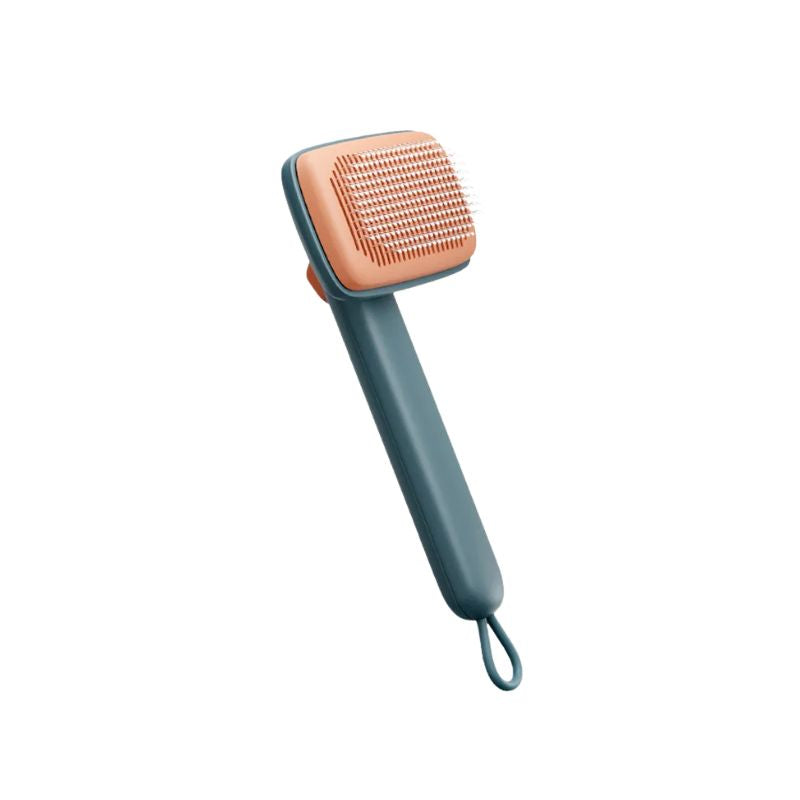 Pet Grooming Comb 240g Portable Washable Needle Brush for Long and Short Coats - White