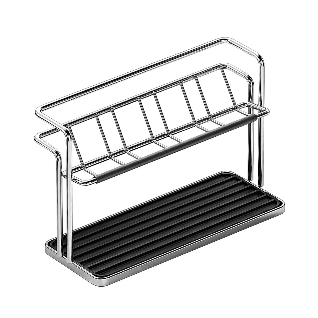 Cup Drying Rack Double Layer Stainless Steel Kitchen Cup Holder Drain Tray Organiser