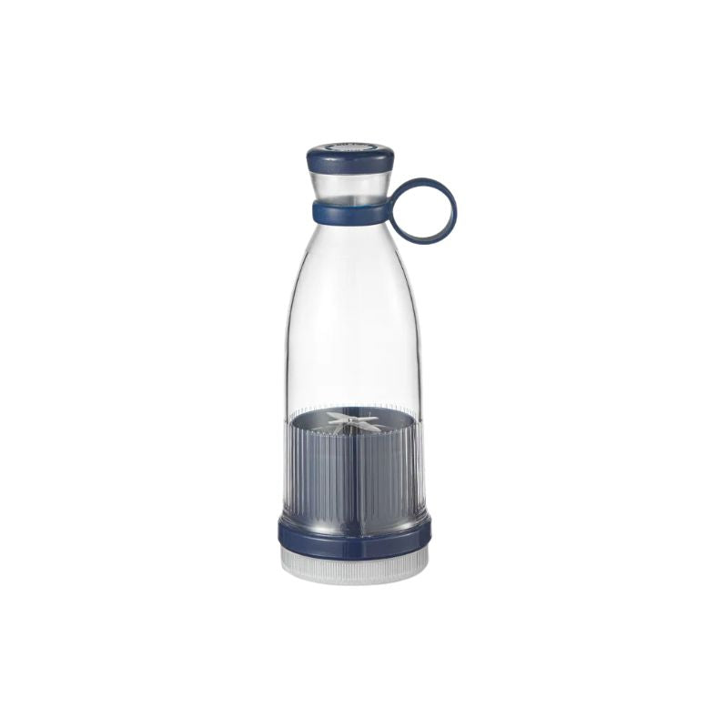 Juicer 380mL Portable Rechargeable USB Blender 60W Fresh Juice Mixer with 1400mAh Battery - Blue