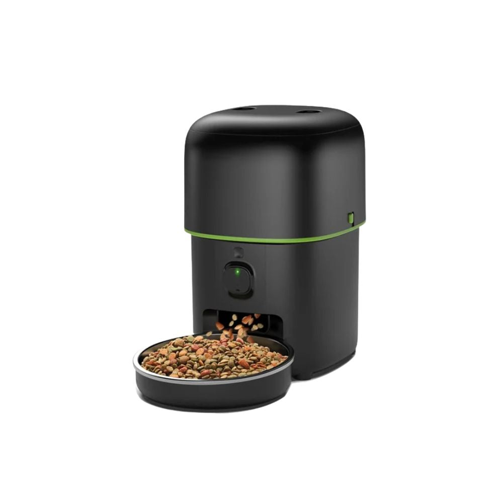 Pet Feeder 2L 1080P Camera WiFi App Controlled Automatic Meal Dispenser with Stainless Steel Bowl