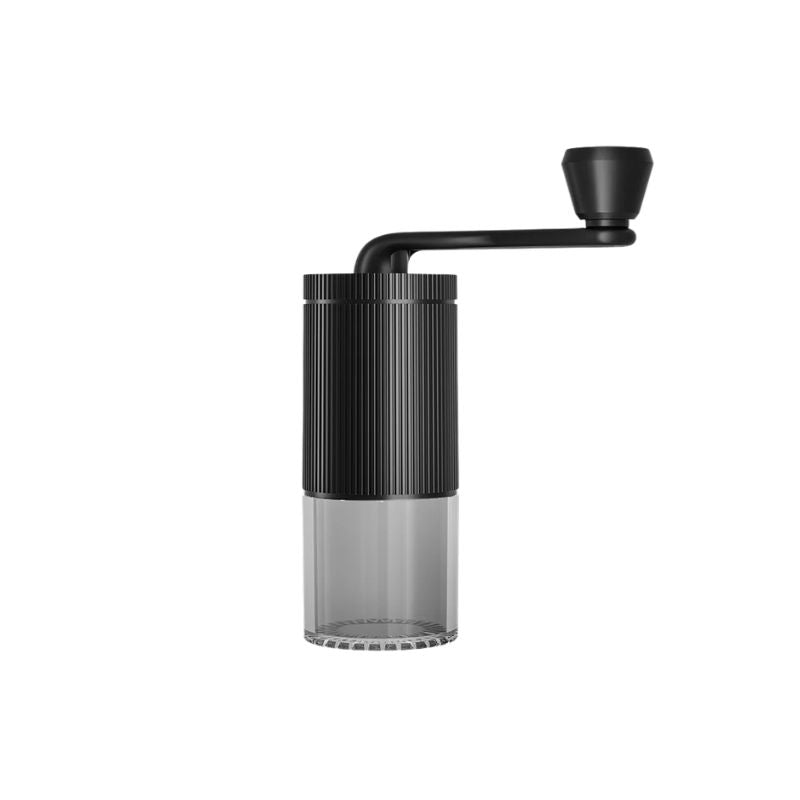 Manual Coffee Grinder Adjustable Ceramic Burr Hand Crank Coffee Bean Mill Portable - Black