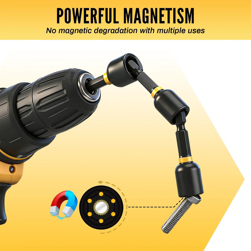 Ratchet Screwdriver Set 46 Piece Multi Function Magnetic Bit & Nut Driver Kit with Storage Case