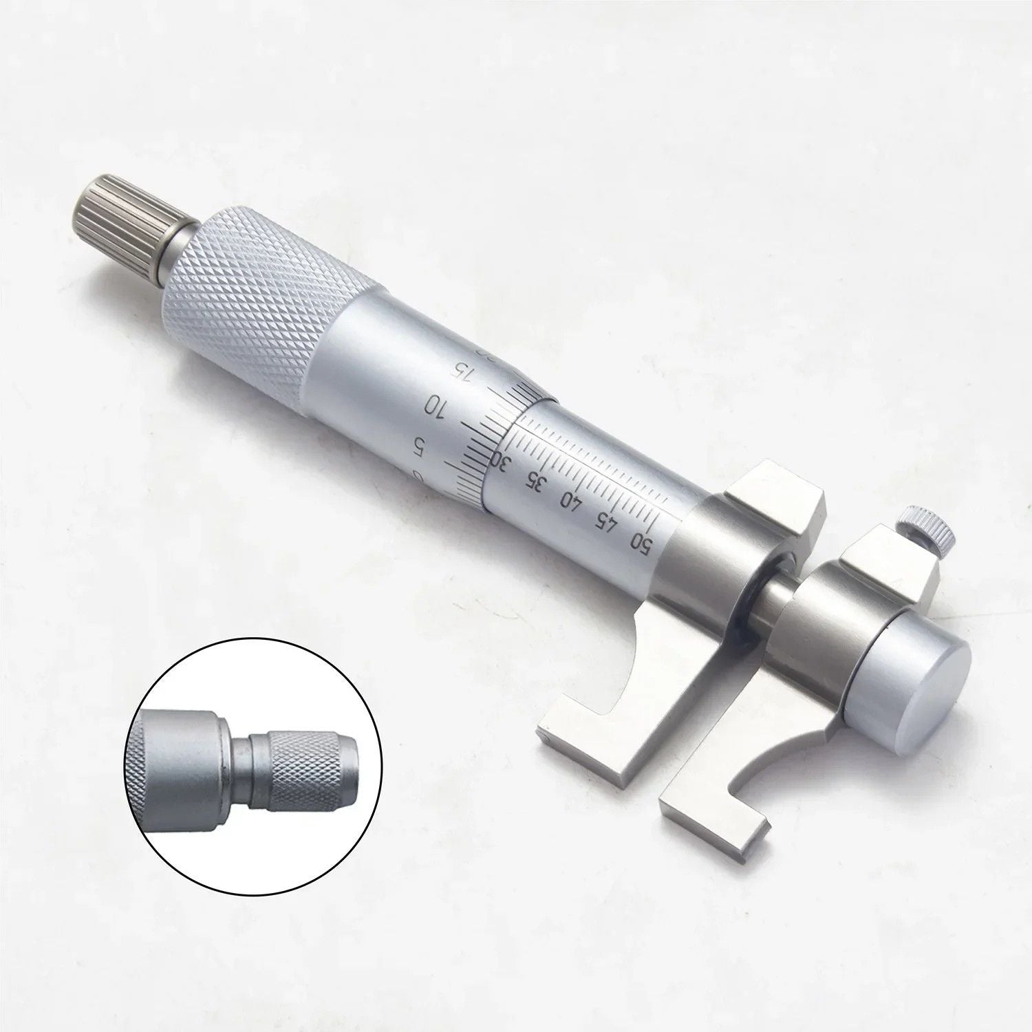 Internal Micrometer Heavy Duty Stainless Steel Precision Measuring Tool 50-75mm Range 0.01mm Accuracy
