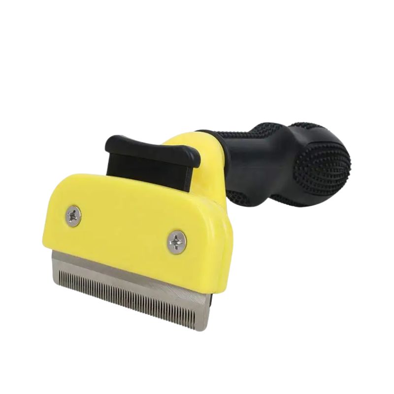 Pet Grooming Comb 6.5cm Stainless Steel Hair Removal Deshedding Brush for Cats and Dogs - Medium