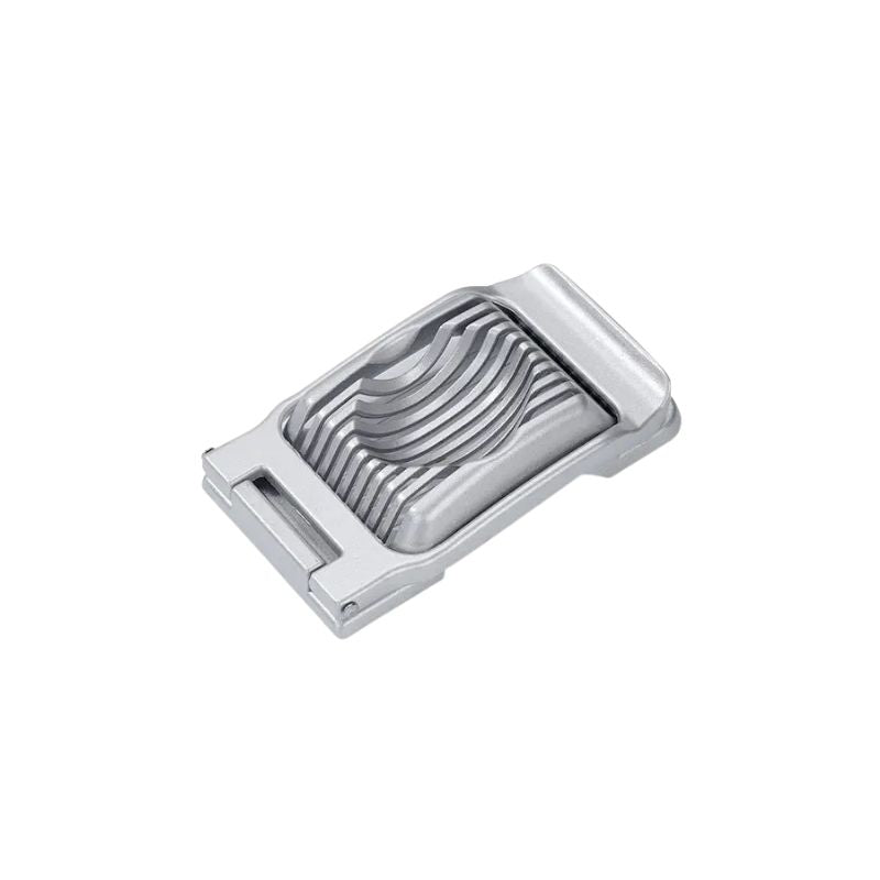 Egg Slicer Heavy Duty Aluminium Stainless Steel Wire Soft Fruit Cutter Kitchen Tool - Silver