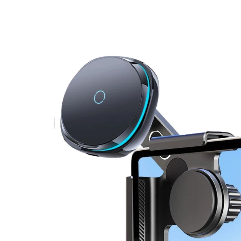 Phone Holder 15W Wireless Charging Air Cooled Adjustable Dashboard Screen Mount – Air Cooled LED