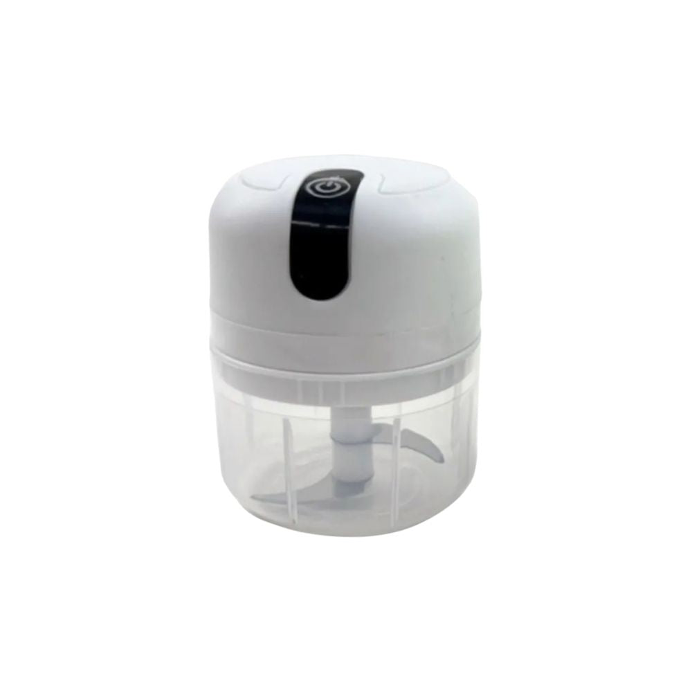 Mini Vegetable Chopper 400mAh USB Rechargeable Garlic Cutter Portable Kitchen Tool - White