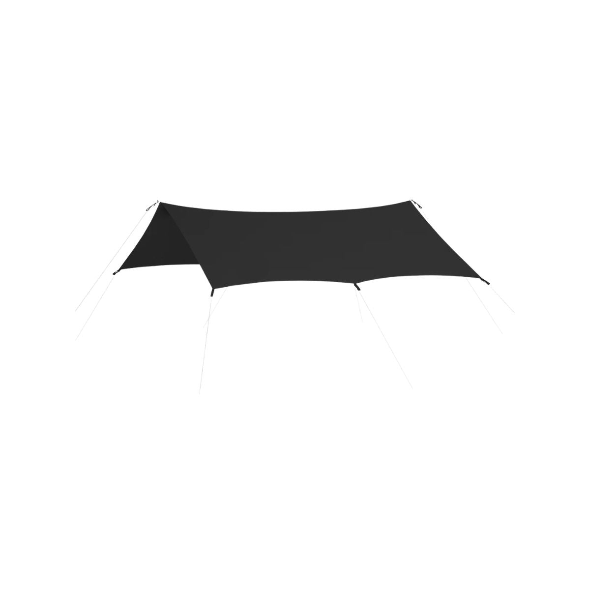 Camping Canopy Tarp Waterproof Ultralight 15D Outdoor Sun Shelter - Grey