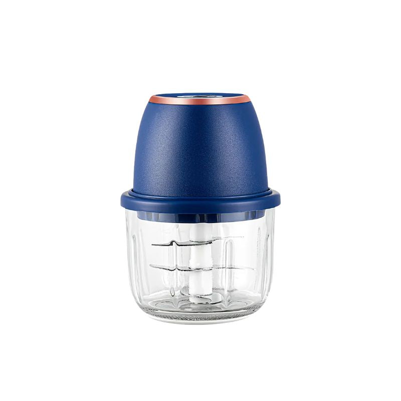 Electric Food Chopper 350 mL 6 Blade USB-C Rechargeable Garlic Mincer - White