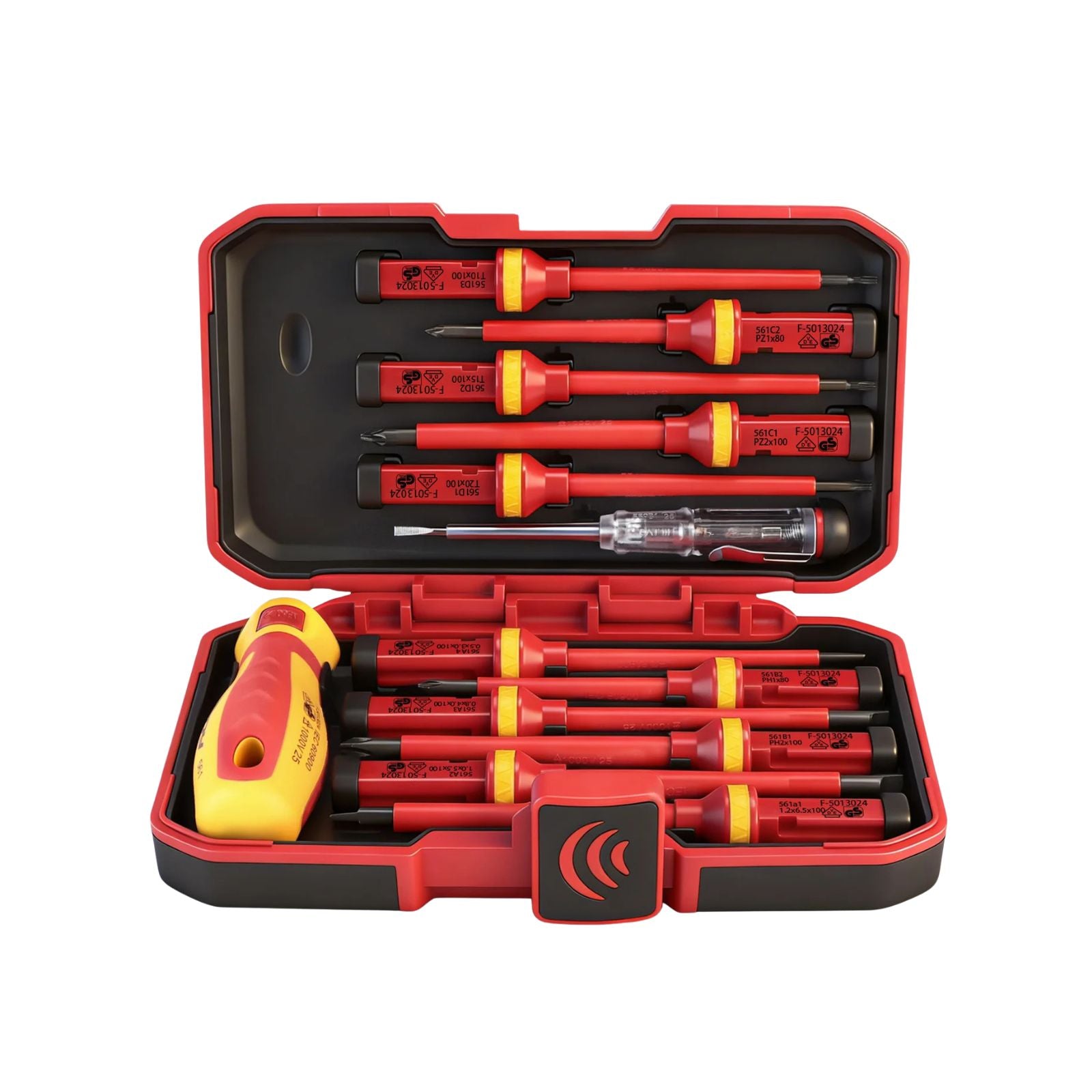 Heavy Duty 13 Piece 1000V Insulated Screwdriver Set with Magnetic Tips Electrician Repair Tool Kit