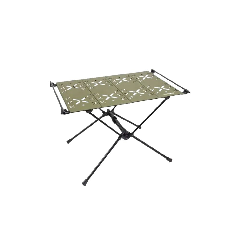 Camping Folding Table 59cm Portable Aluminium Alloy Outdoor Picnic Table with Storage Bag - Green