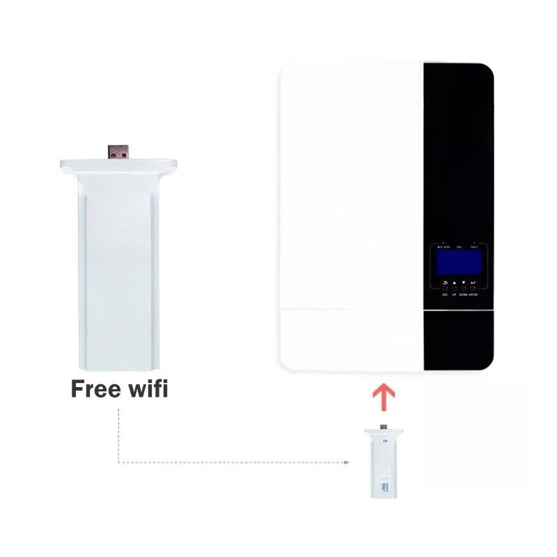 Off Grid Inverter 5KW Pure Sine Wave 48V Hybrid Solar Power System with WiFi Monitoring
