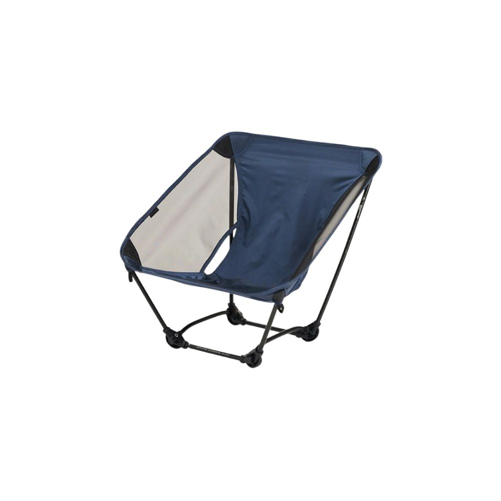 Camping Chair 650g Ultralight Folding Ground Seat Aluminum Alloy Outdoor Hiking Chair - Blue