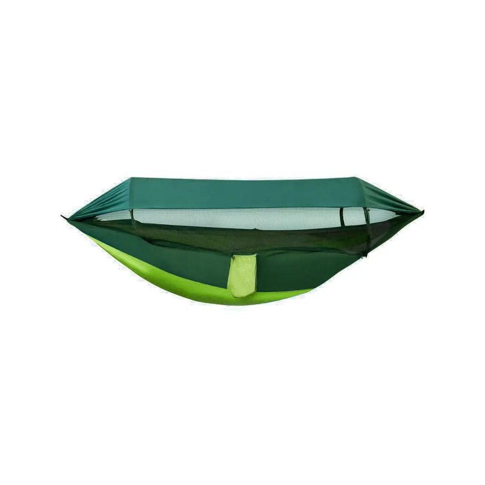 Camping Hammock Quick Open Mosquito Net Outdoor Travel Hammock - Blue