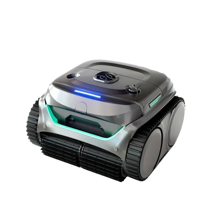 Robotic Pool Cleaner App Controlled Wall Floor Waterline Cleaning 180min Runtime Rechargeable