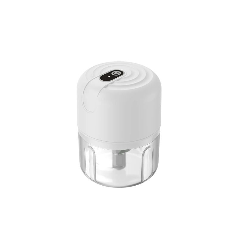 Electric Food Chopper 250mL USB Rechargeable Mini Garlic Meat Vegetable Grinder - Green