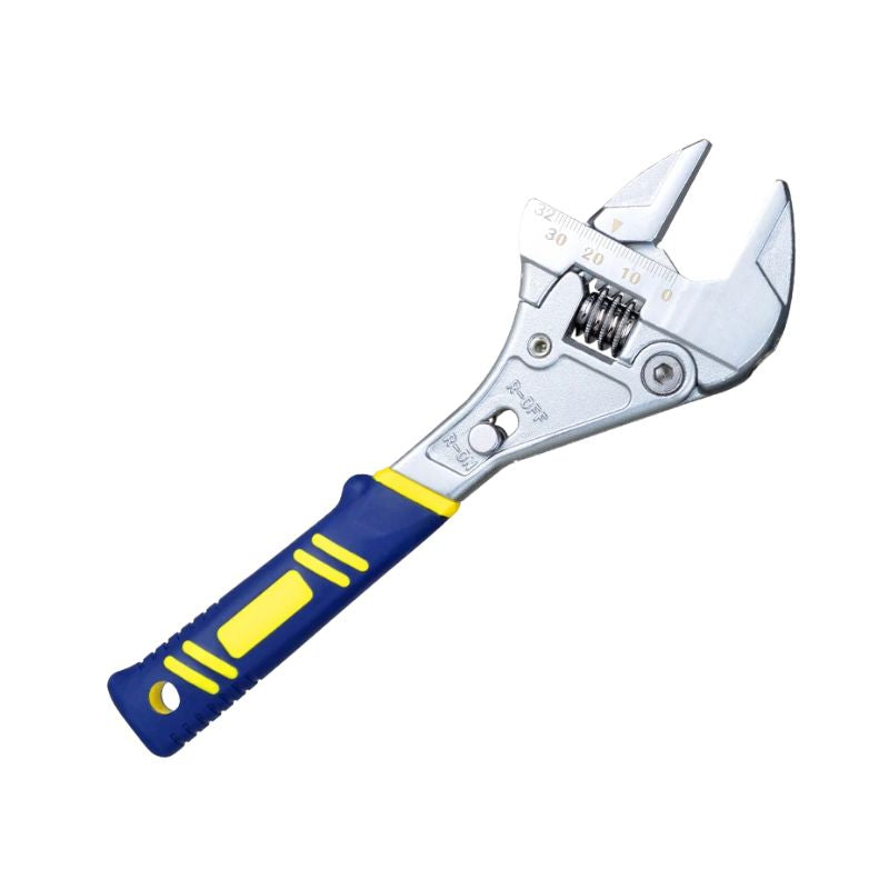 Adjustable Ratchet Wrench Heavy Duty 21cm Large Opening 0-32mm Multi Function Hand Tool