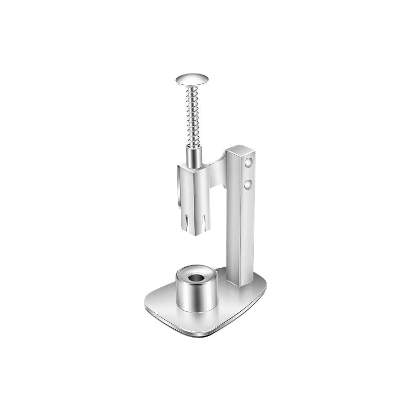 Stainless Steel Fruit Corer and Seed Remover Manual Cherry Olive Date Pitter Tool - Silver