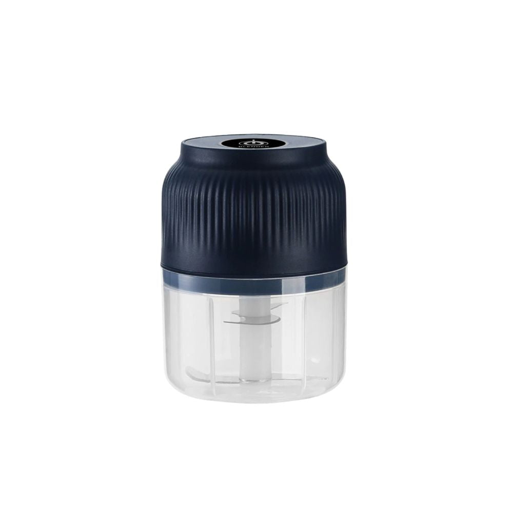 Electric Food Chopper 300mL USB Rechargeable Mini Garlic Meat Vegetable Grinder - Blue