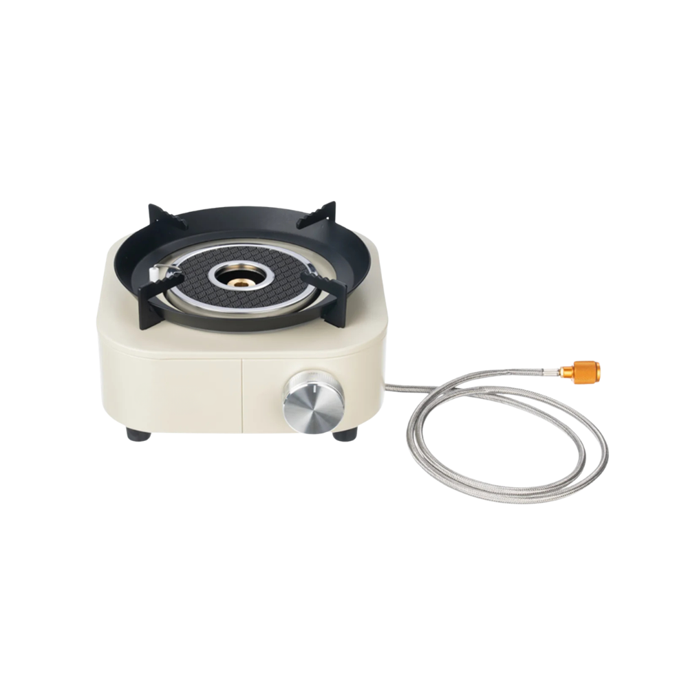 Camping Cooking Stove 4000W Infrared Burner Split Type Portable Outdoor Furnace – White
