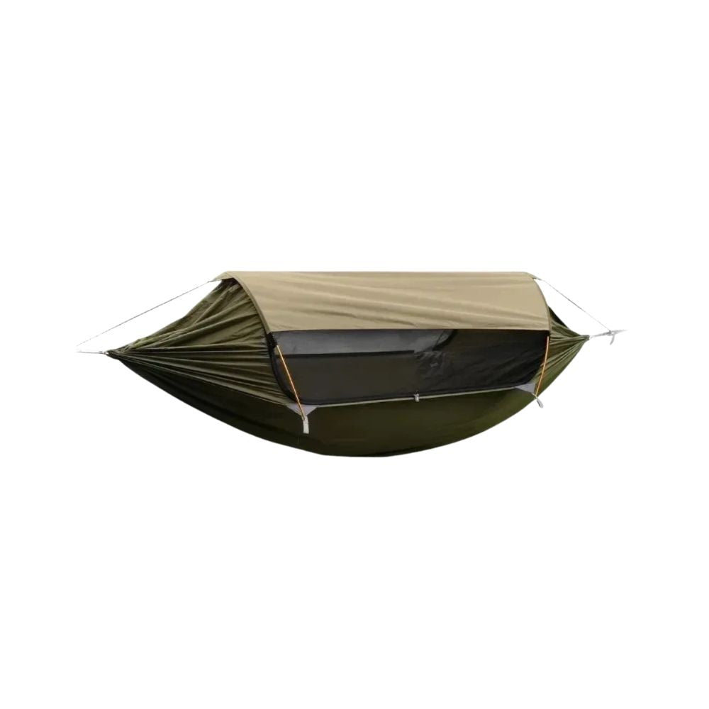 Camping Hammock with Mosquito Net Waterproof Canopy Double Person - Green