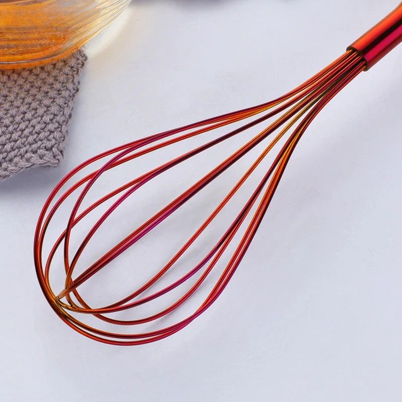 Egg Stirrer 30.5cm Stainless Steel Hand Whisk Flour Mixer Baking Kitchen Utensil - Silver