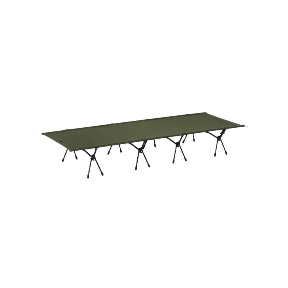 Camping Cot Portable Folding Outdoor Sleeping Bed Heavy Duty - Black