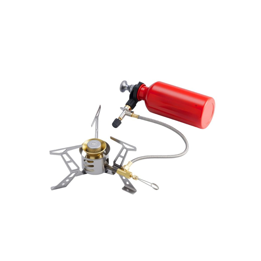 Camping Stove 350mL Multi Fuel Silent Burner Portable Outdoor Cooker