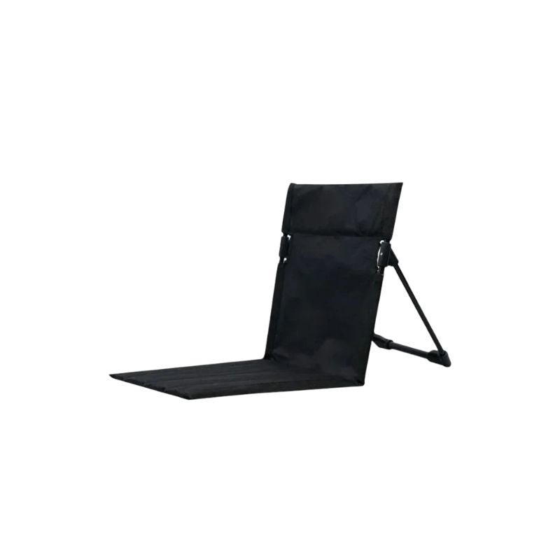 Ultra-Light Folding Floor Chair Portable Camping Beach Seat with Aluminium Alloy Frame - Green