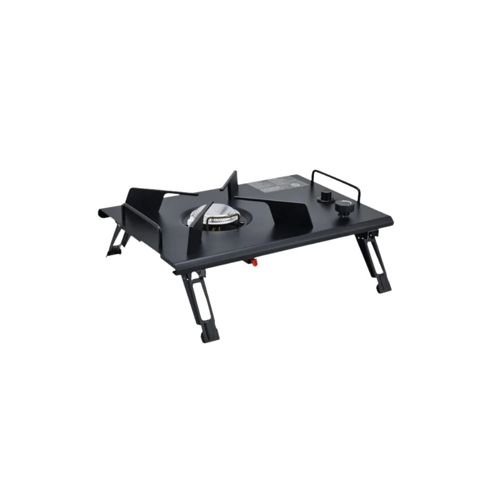 Camping Stove Foldable Portable Outdoor Cooking Stove with Carry Bag - Silver