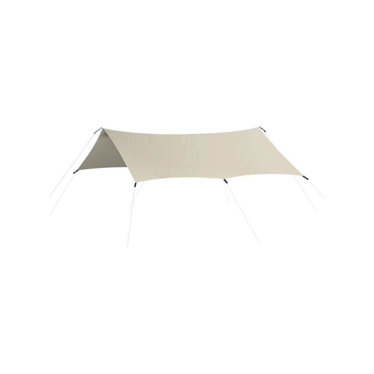 Camping Canopy Tarp Waterproof Ultralight 15D Outdoor Sun Shelter - Grey