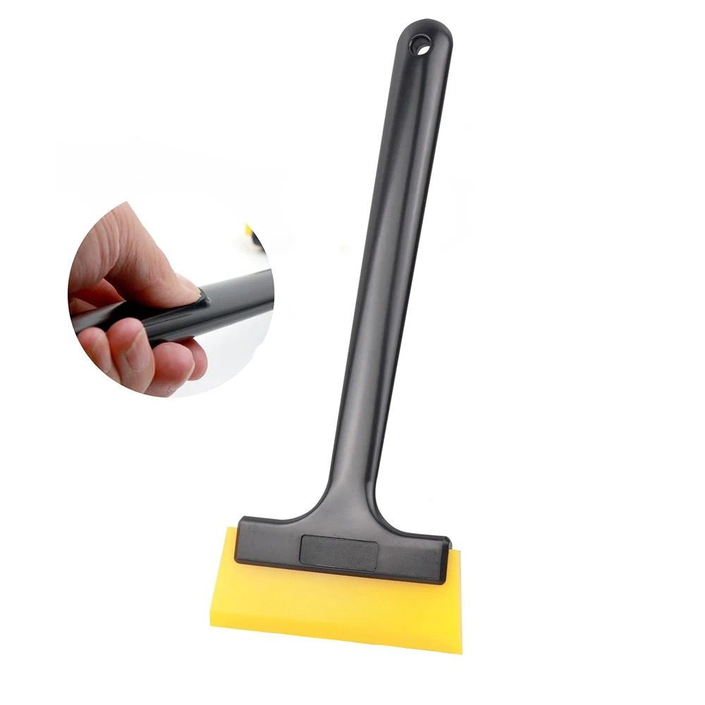 Window Squeegee 32.5cm Long Handle Rubber Water Remover Glass Cleaning Tool 2PCS Set