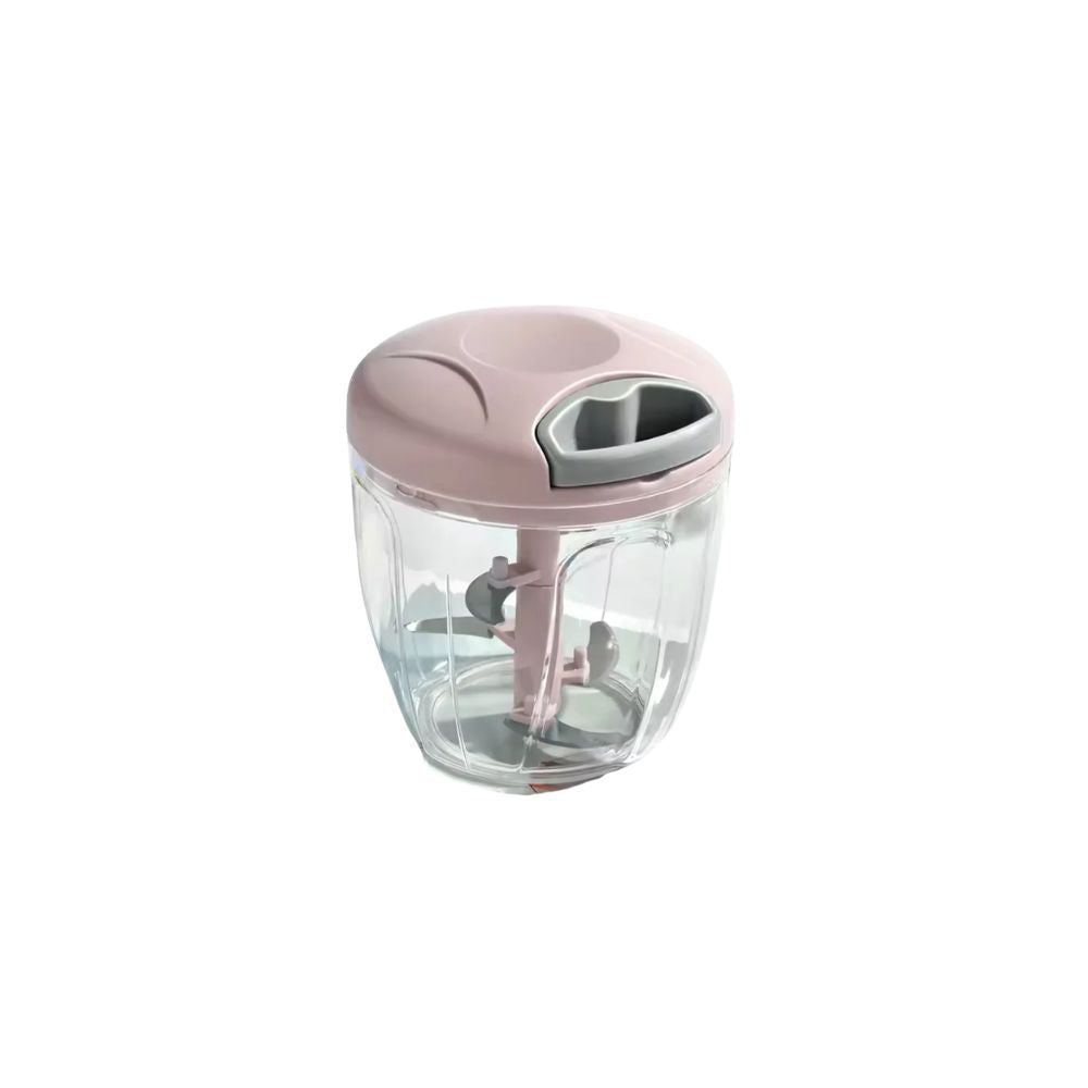 Manual Meat Mincer 900mL Hand Pull Food Chopper Garlic Vegetable Onion Grinder - Green