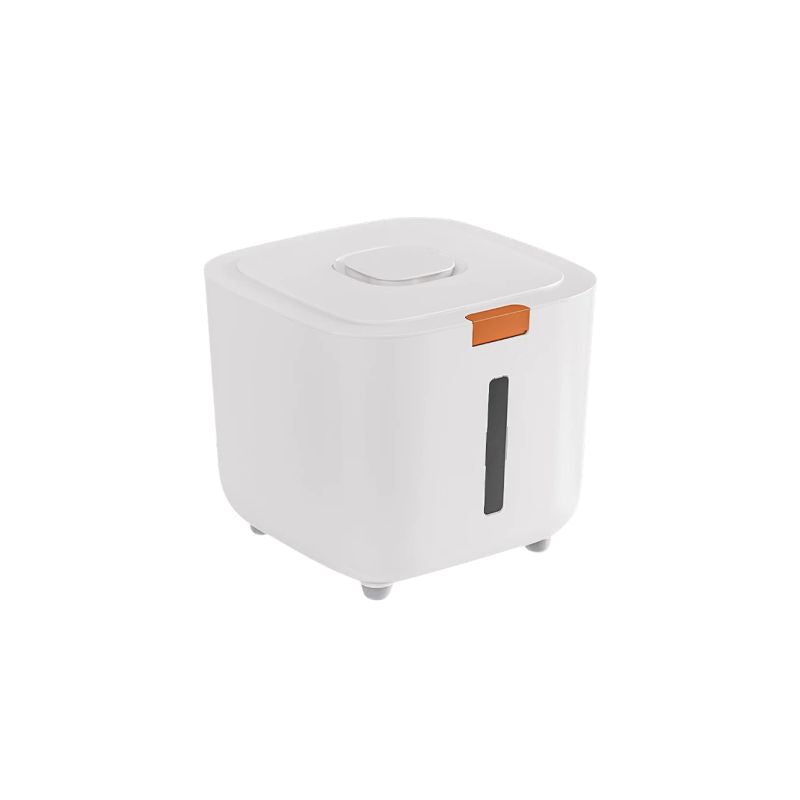Rice Storage Container 21.5 cm Food Grade Dry Food Dispenser with Sealed Lid