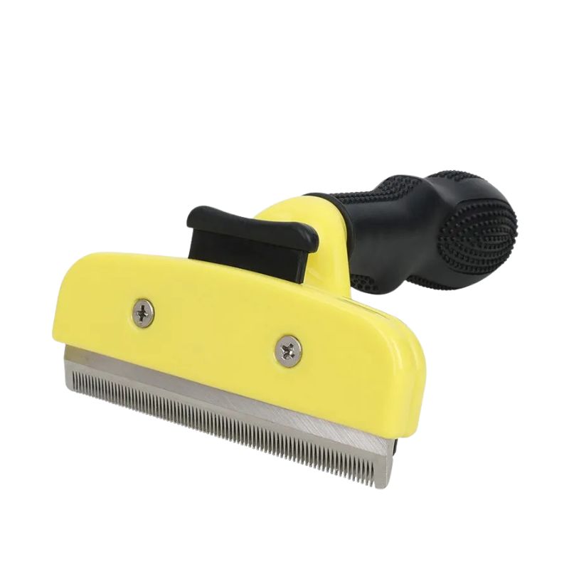 Pet Grooming Comb 10cm Stainless Steel Hair Removal Deshedding Brush for Cats and Dogs - Large