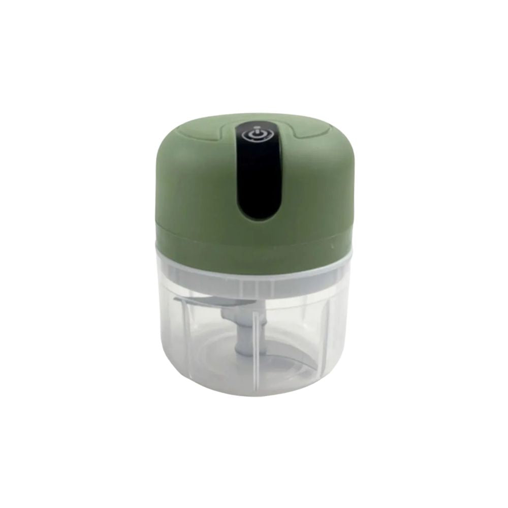 Mini Vegetable Chopper 400mAh USB Rechargeable Garlic Cutter Portable Kitchen Tool - White