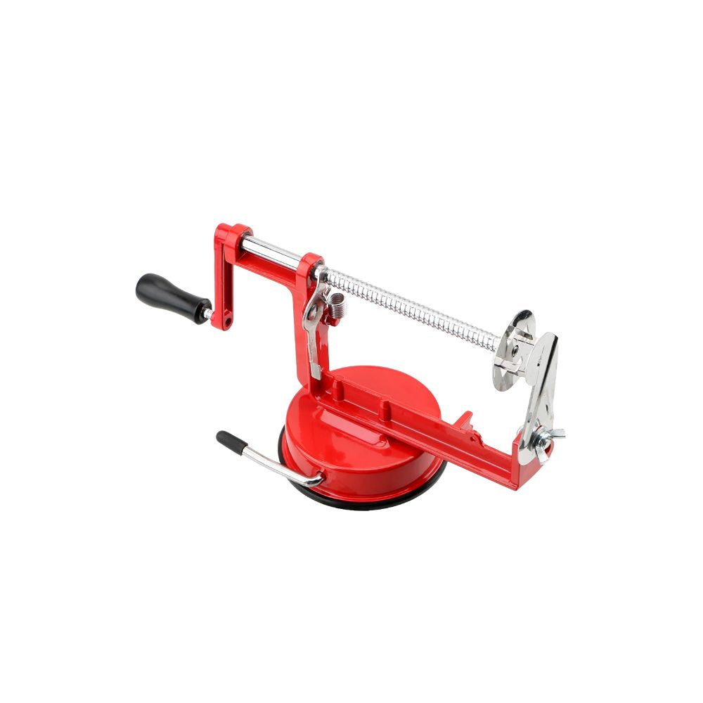 Potato Spiral Slicer 24cm Stainless Steel Manual Vegetable Twister French Fry Cutter with Suction Base
