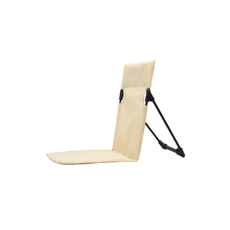 Ultra-Light Folding Floor Chair Portable Camping Beach Seat with Aluminium Alloy Frame - Green