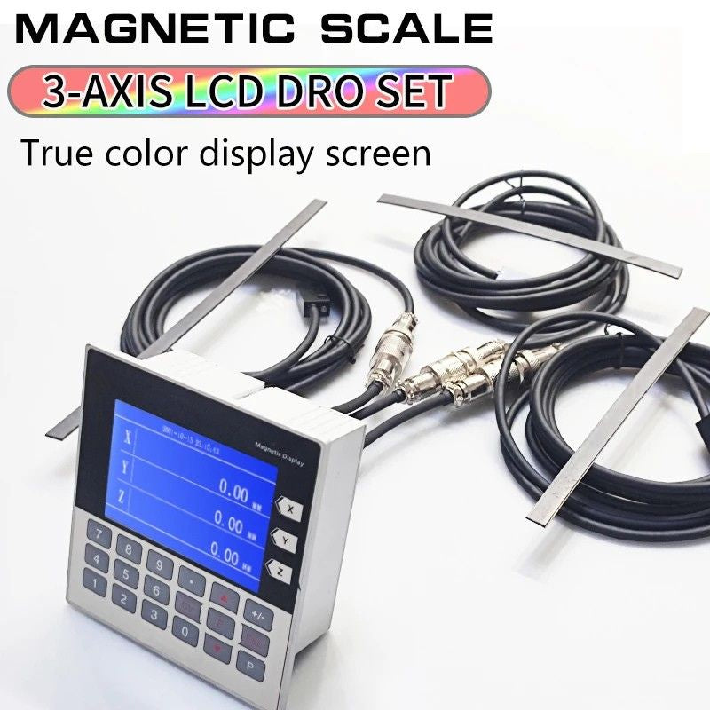 LCD Measuring Display 7m Metal Position Tracking Device CNC Machine Measurement System