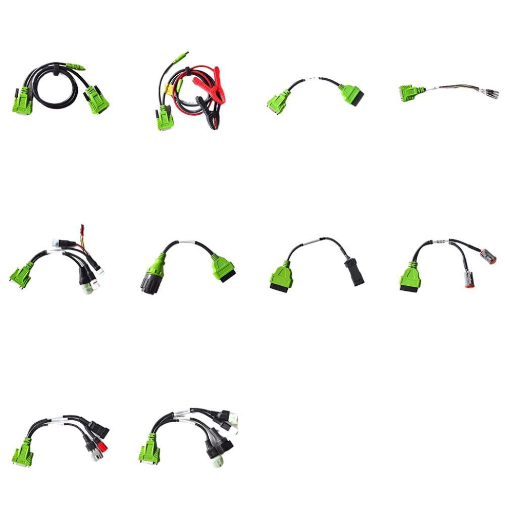 Motorcycle Diagnostic Cable Kit OBD Fault Reader Adapter Set With 10 Connector Leads