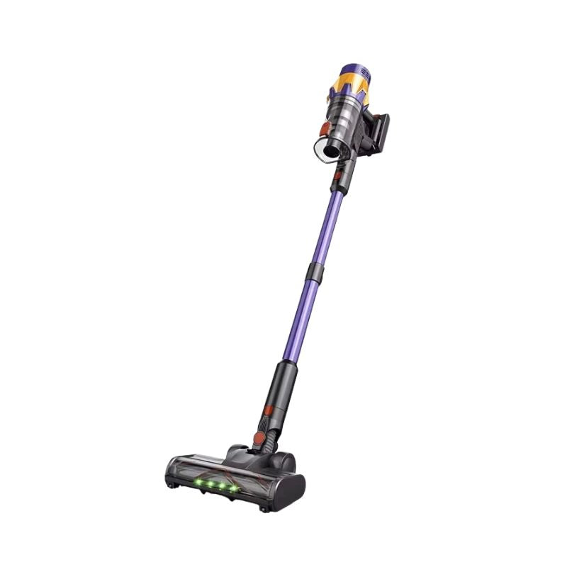 Vacuum Cleaner 550W Cordless Stick Vacuum 50000Pa HEPA Filtration LED Touchscreen - Purple