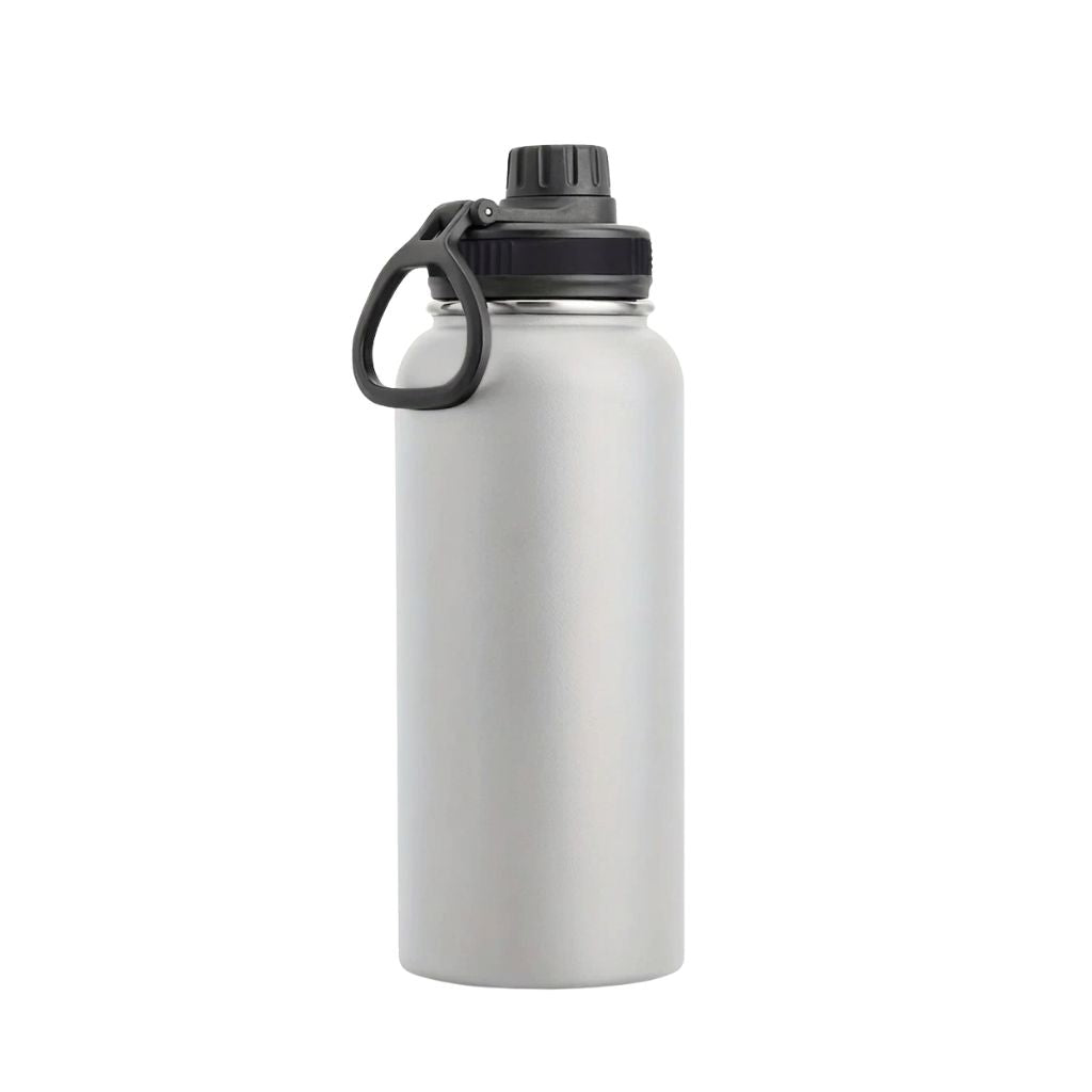 Insulated Water Bottle 1 L Stainless Steel Double Wall Travel Bottle - Yellow